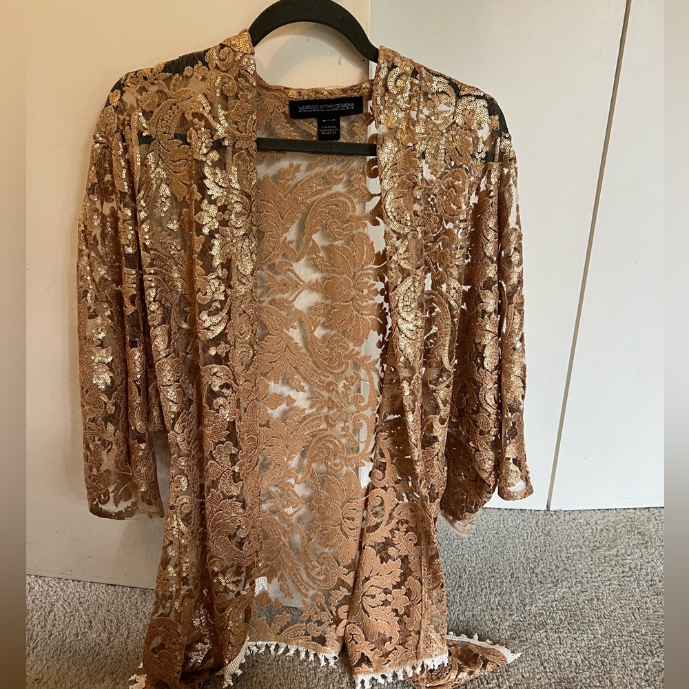 Warrier Within Sequin Kimono